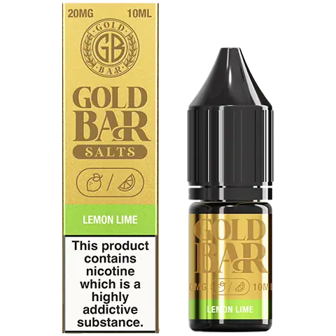 Gold Bar Lemon Lime Nic Salts 10ml