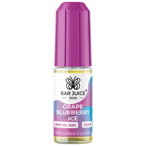 Bar Juice 5000 Grape Blueberry Ice Nic Salt 5mg