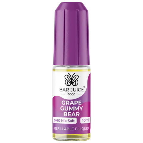 Bar Juice 5000 Grape Gummy Bear Nic Salt 5mg