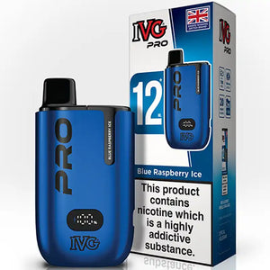 IVG Pro 12 Vape Pod Kit Blue Raspberry Ice