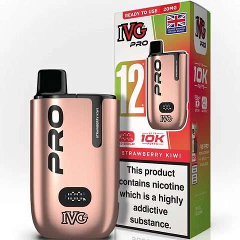 IVG Go Pro 12 Vape Pod Kit Strawberry Kiwi