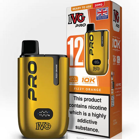 IVG Go Pro 12 Vape Pod Kit Fizzy Orange