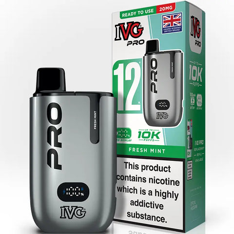 IVG Go Pro 12 Vape Pod Kit Fresh Mint