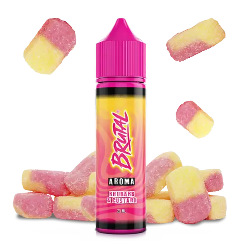 Just Juice Brutal Aroma Longfill 20ml Rhubarb & Custard