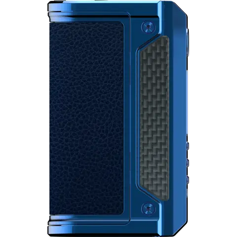 lve therion ii dna250c box mod blue side left on clear background