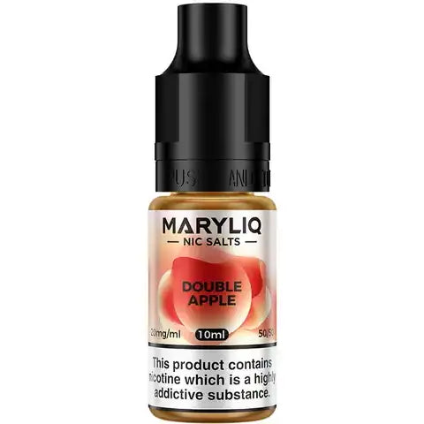 Lost Mary MaryLiq Double Apple Nic Salt E-Liquids on white background.