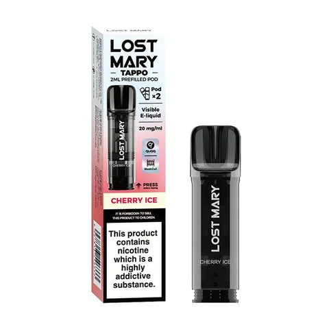 lost mary tappo cherry ice replacement pods
