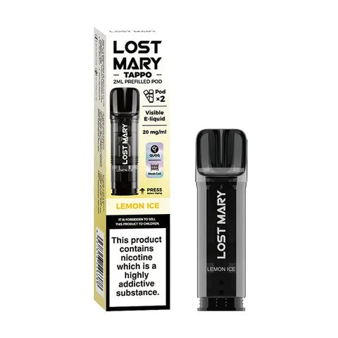 lost mary tappo lemon ice replacement pods