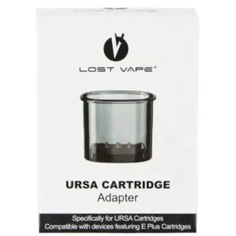 lost vape ursa cartridge adaptor box on white background 