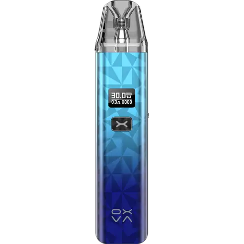 oxva xlim classic edition pod vape kit gradient blue on clear background