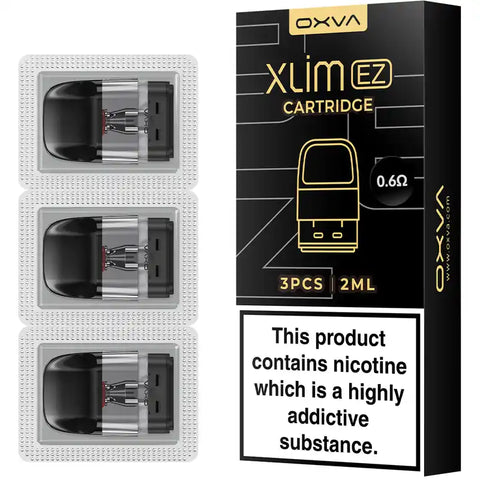 OXVA Xlim EZ Pods (3 Pack) | Leak-Resistant Top-Fill Design OXVA Xlim EZ Pods (3 Pack) | Leak-Resistant Top-Fill Design