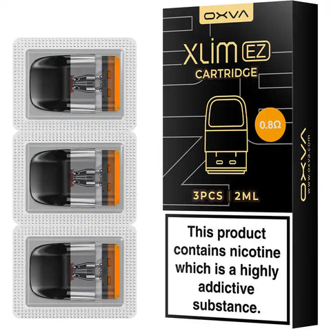 OXVA Xlim EZ Pods (3 Pack) | Leak-Resistant Top-Fill Design OXVA Xlim EZ Pods (3 Pack) | Leak-Resistant Top-Fill Design