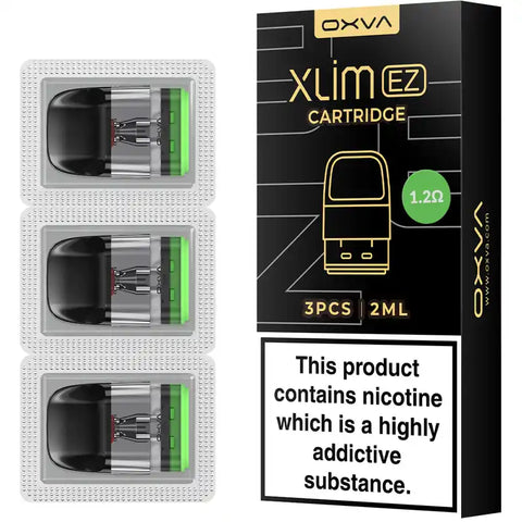 OXVA Xlim EZ Pods (3 Pack) | Leak-Resistant Top-Fill Design OXVA Xlim EZ Pods (3 Pack) | Leak-Resistant Top-Fill Design
