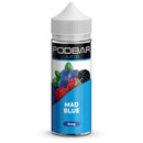 Kingston Podbar Juice 100ml Shortfill 50/50 Mad Blue
