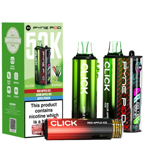 Pyne Click 50k Prefilled Pod Kit Apple Edition