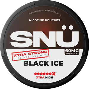 SNÜ Black Ice 60mg Nicotine Pouches
