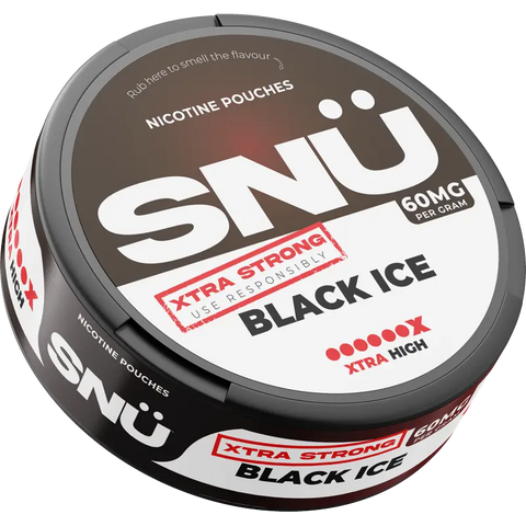 SNÜ Black Ice 60mg Nicotine Pouches By Bar Juice