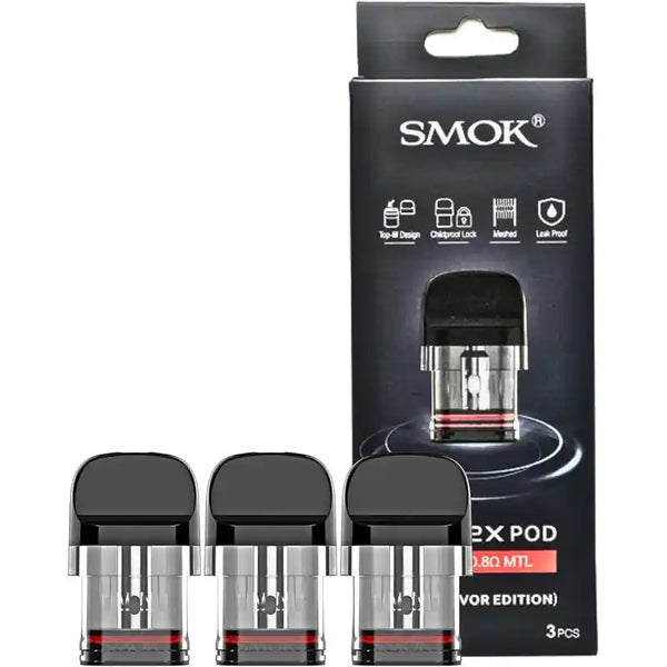 Smok Novo 2X Replacement Pods Meshed MTL 0.8ohm