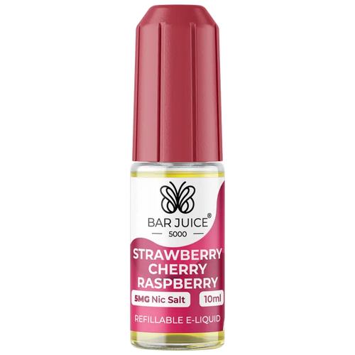 Bar Juice 5000 Strawberry Cherry Raspberry Nic Salt 5mg