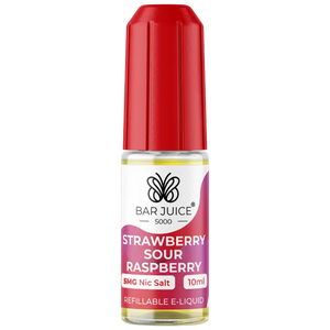 Bar Juice 5000 Strawberry Sour Raspberry Nic Salt 5mg
