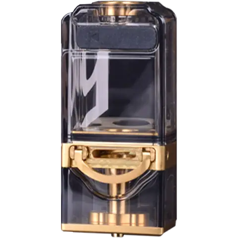 Suicide Mods Tall Boy Stubby Tank For Stubby AIO Gold RBA Version On Clear Background