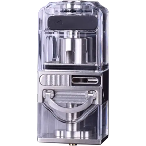 Suicide Mods Tall Boy Stubby Tank For Stubby AIO Stainless Steel Tech Mesh Version On Clear Background