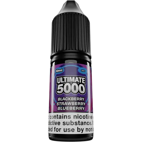 Ultimate 5000 Nic Salts 10ml Blackberry Strawberry Blueberry