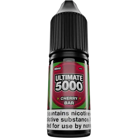 Ultimate 5000 Nic Salts 10ml Cherry Bar Clear Background