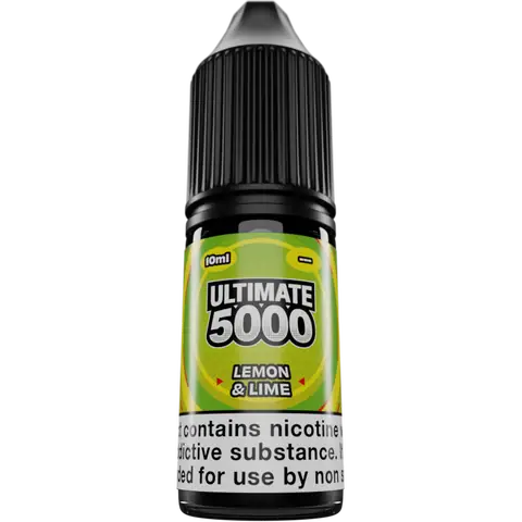 Ultimate 5000 Nic Salts 10ml Lemon & Lime Background