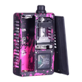 san aio dna80c pink plasma boro mod on black background