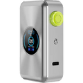 vapoesso gen max box mod colour artic silver on clear background