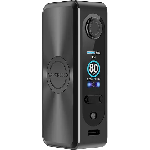 vapoesso gen se box mod colour dark black on clear background