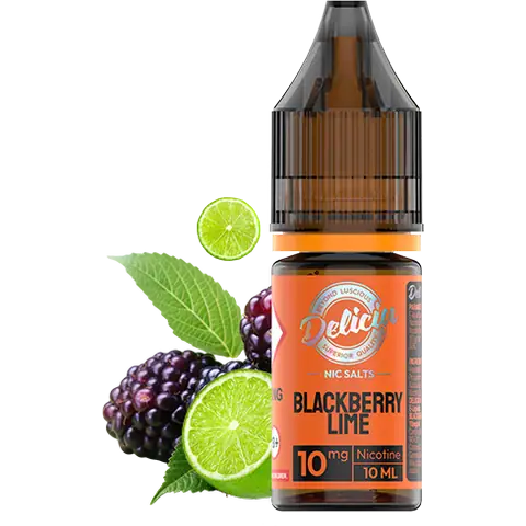 vaporesso deliciu bar juice blackberry lime nic salt on clear background