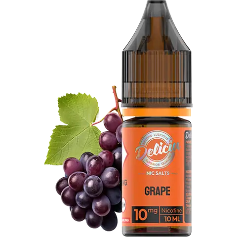 vaporesso deliciu bar juice grape nic salt on clear background