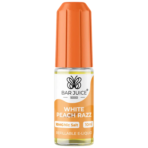 Bar Juice 5000 White Peach Razz Nic Salt 10mg