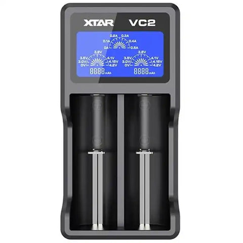 XTAR VC2 2 Slot USB Battery Charger