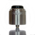 Asgard 30mm RDA by Vaperz Cloud Brushed Stainless (SS Top Cap) On White Background
