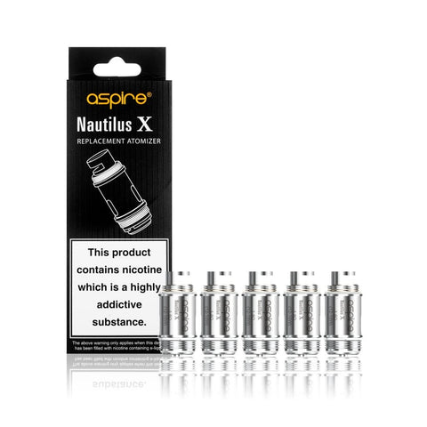 Aspire Nautilus X Replacement Coils 1.5ohm On White Background