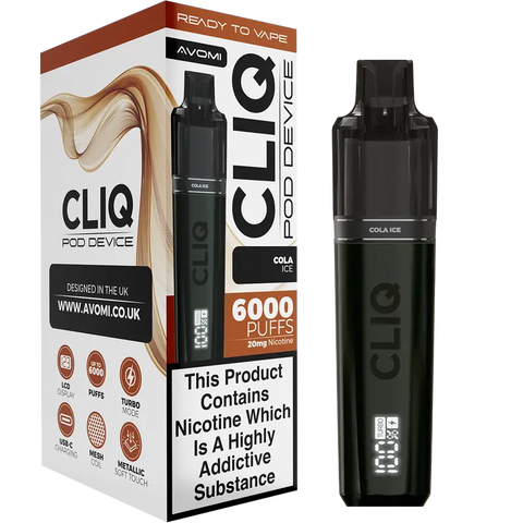 Avomi Cliq 6000 Prefilled Vape Kit Cola Ice