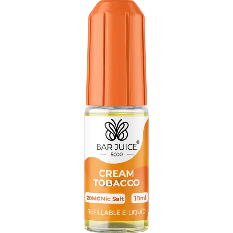 Bar Juice 5000 20mg Nic Salt E-Liquids Cream Tobacco