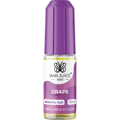 Bar Juice 5000 10mg Nic Salt E-Liquids Grape