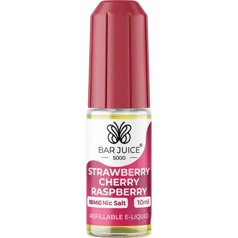 Bar Juice 5000 10mg Nic Salt E-Liquids Strawberry Cherry Raspberry