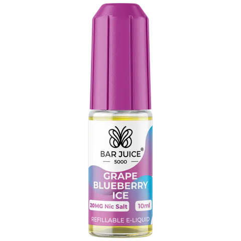 Bar Juice 5000 Nic Salt E-Liquids Grape Blueberry Ice