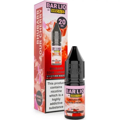 Zeus Juice Barliq Salt 10ml Nic Salt Rhubarb Sour Cherry