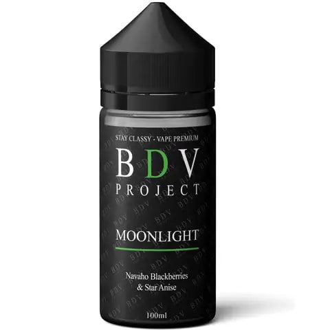 BDV Project 100ml Shortfill Moonlight On White Background