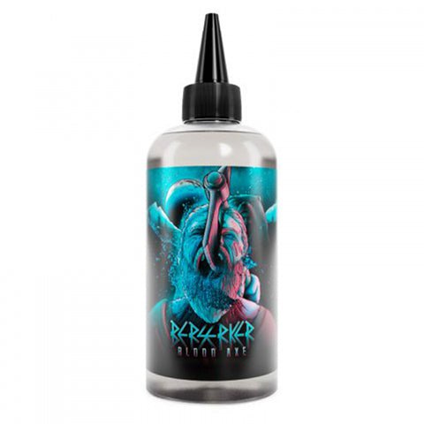 Berserker Blood Axe E-Liquids 200ml Shortfill Blueberry Menthol On White Background