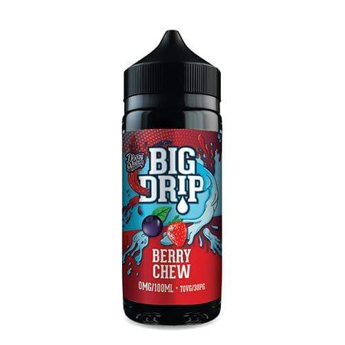 Big Drip by Doozy Vape Co 100ml Shortfill Berry Chew On White Background