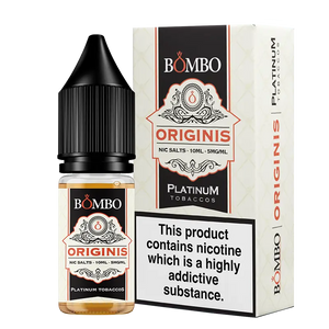 Bombo Platinum Tobaccos Originis 10ml Nic Salt 5mg