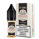 Bombo Platinum Tobaccos Originis 10ml Nic Salt 5mg