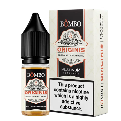 Bombo Platinum Tobaccos Originis 10ml Nic Salt 5mg